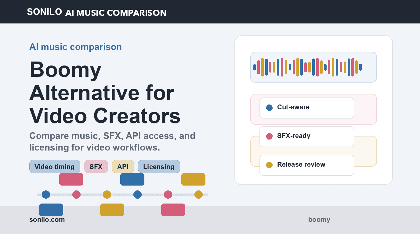 Boomy Alternative for Video Creators comparison cover