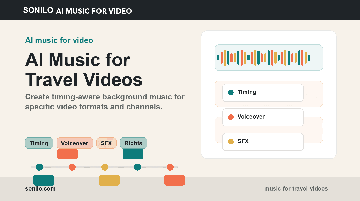 AI music for travel videos cover