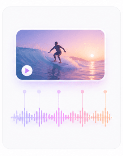 Music that follows your video, not the other way around