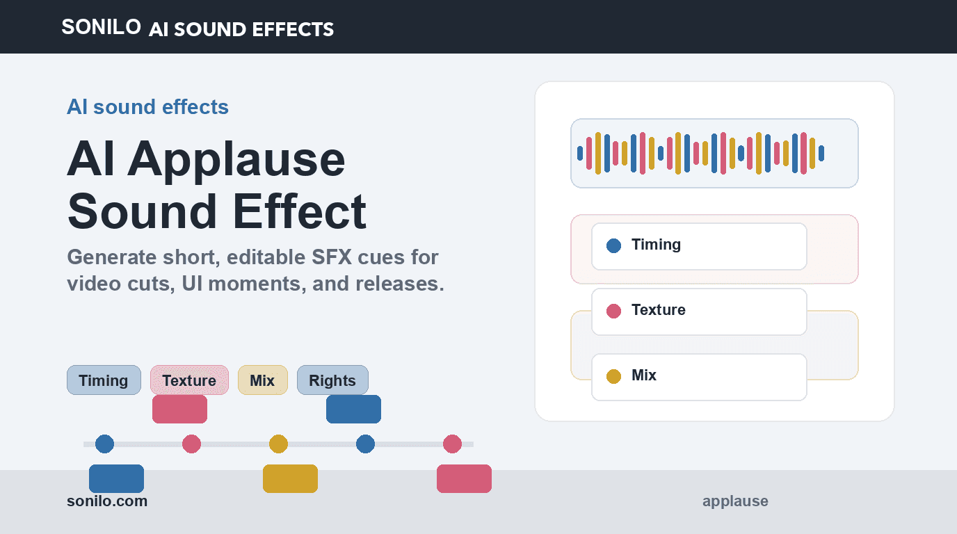 AI Applause sound effect for video edits cover