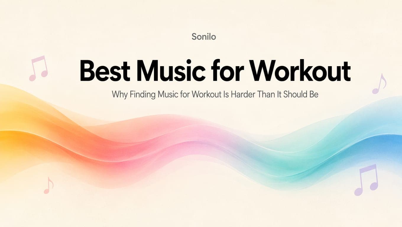 Best Music for Workout cover illustration