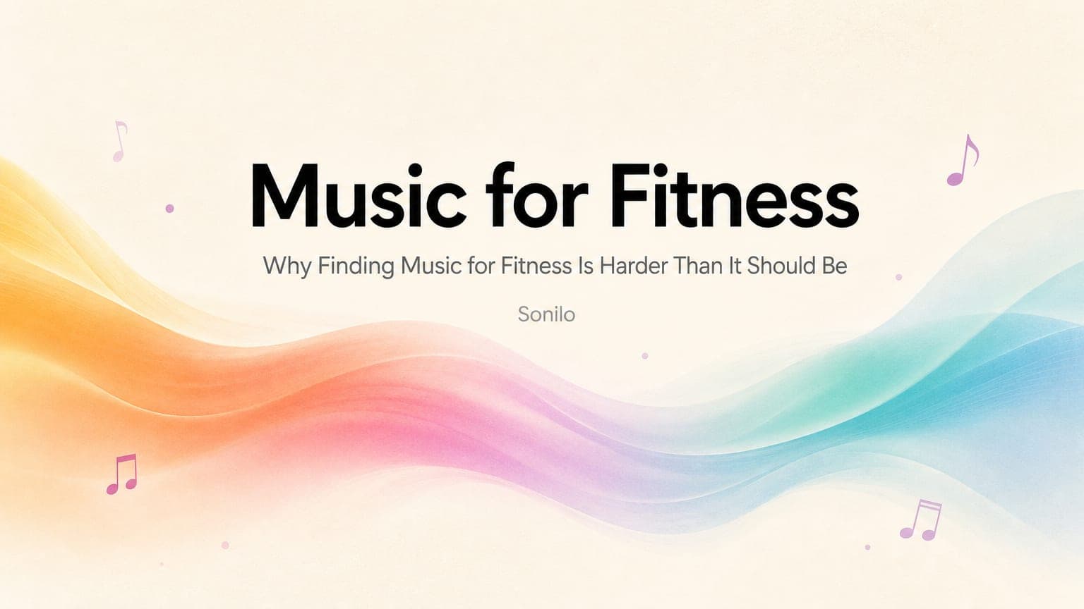 Music for Fitness cover illustration