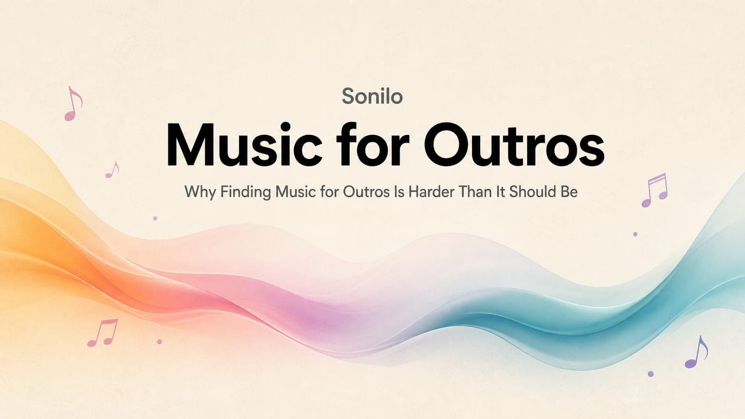 Music for Outros cover illustration