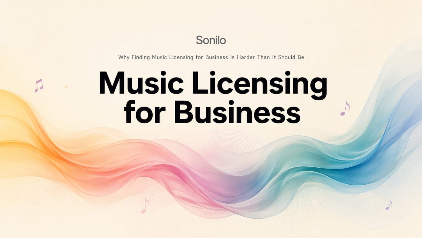 Music Licensing for Business cover illustration