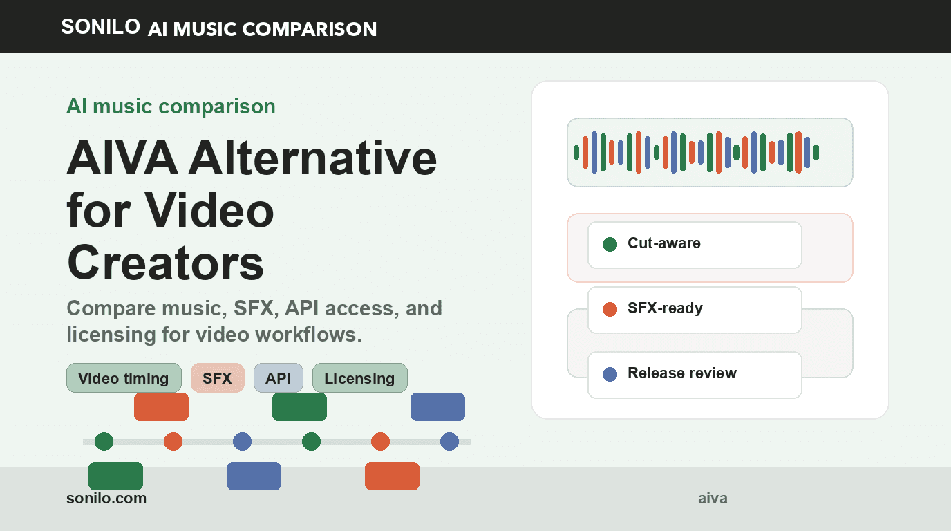 AIVA Alternative for Video Creators comparison cover