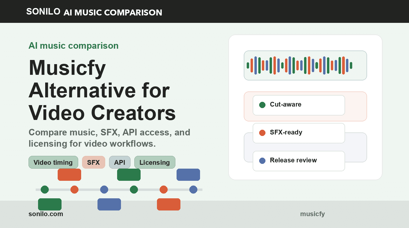 Musicfy Alternative for Video Creators comparison cover