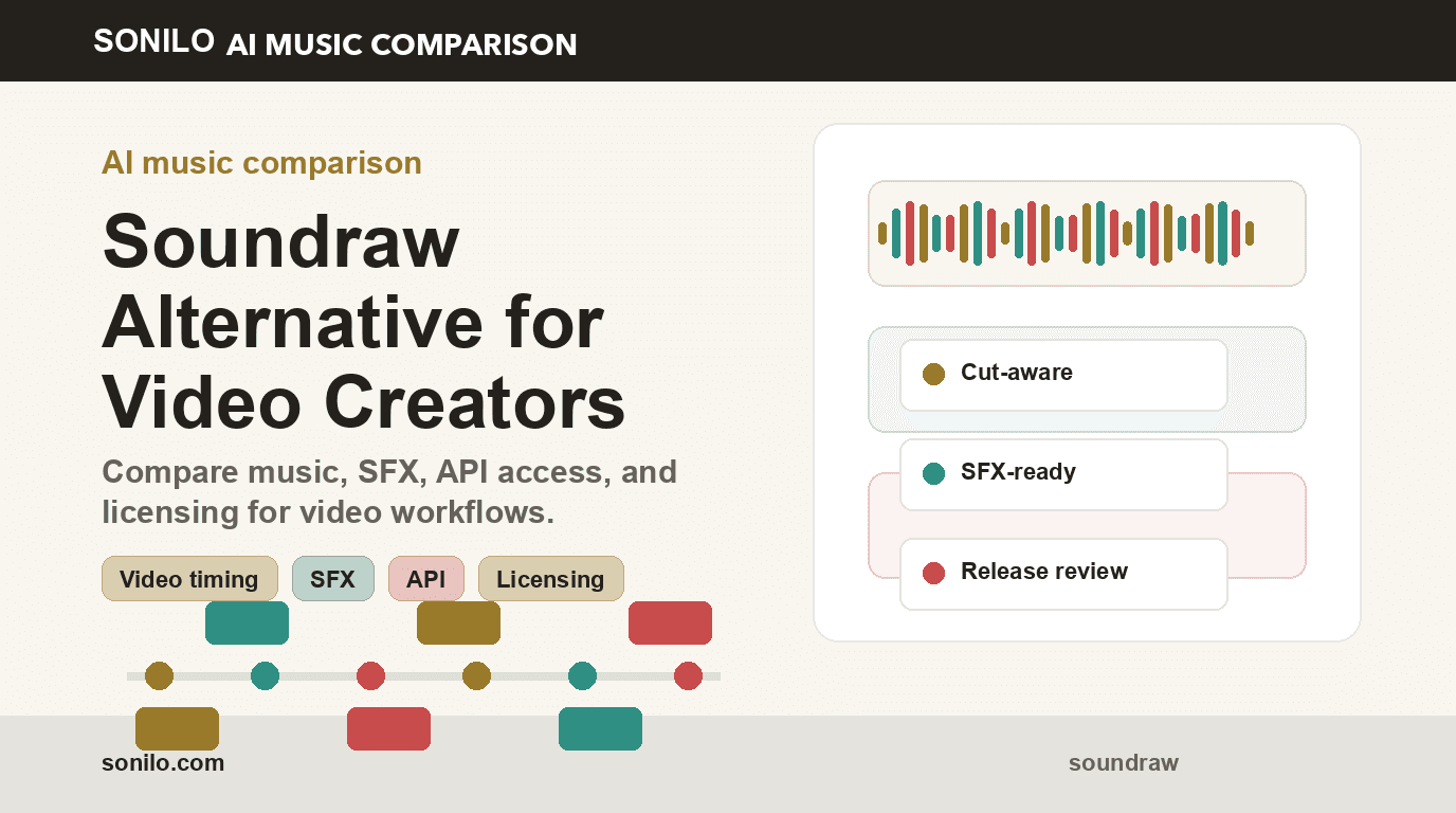 Soundraw Alternative for Video Creators comparison cover