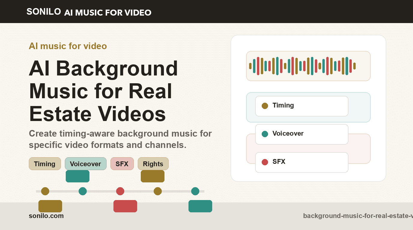 AI background music for real estate videos cover