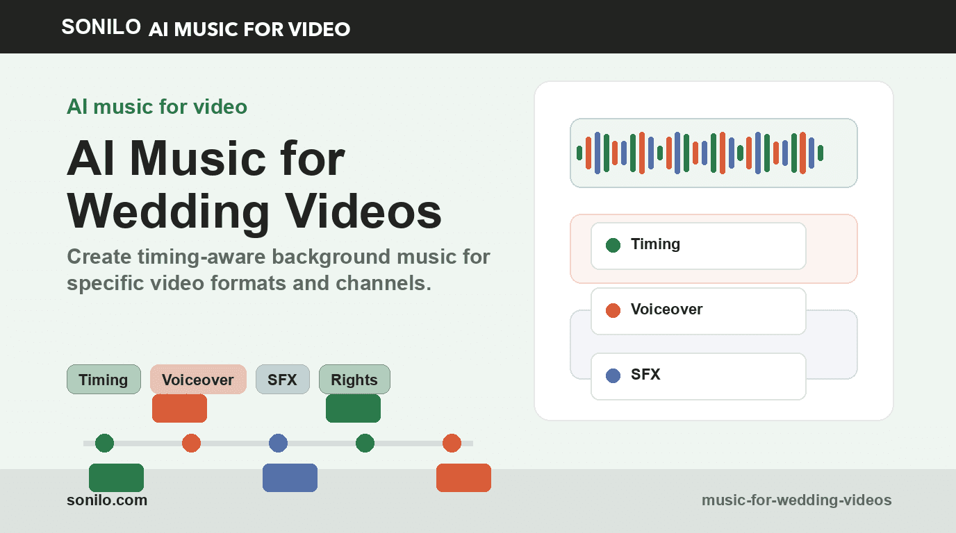 AI music for wedding videos cover