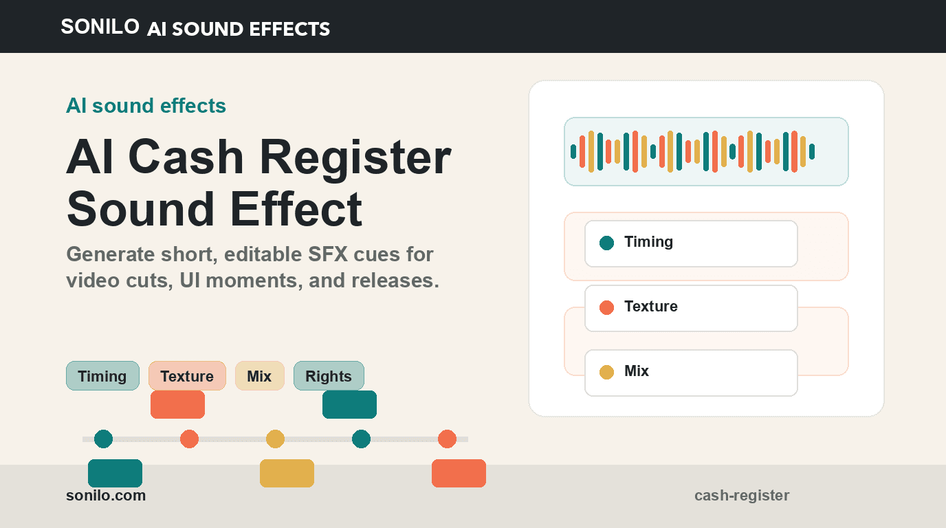 AI Cash Register sound effect for video edits cover