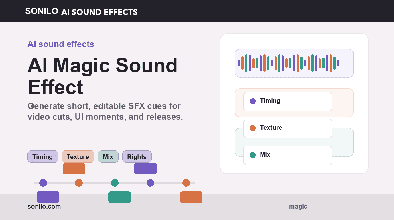 AI Magic sound effect for video edits cover