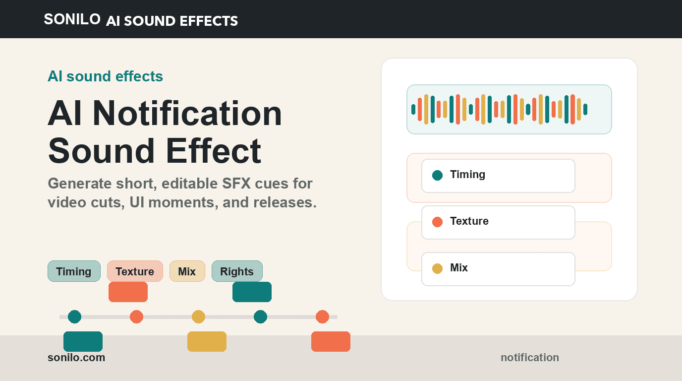 AI Notification sound effect for video edits cover