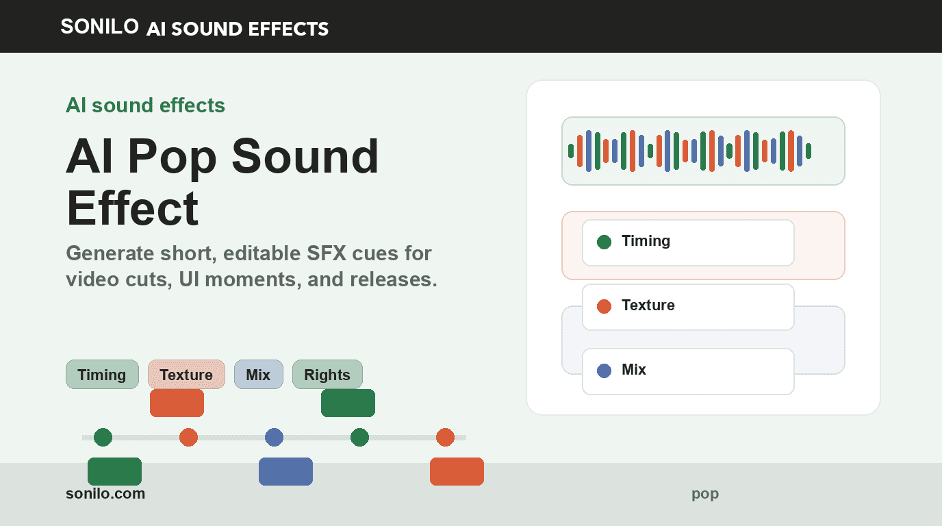 AI Pop sound effect for video edits cover