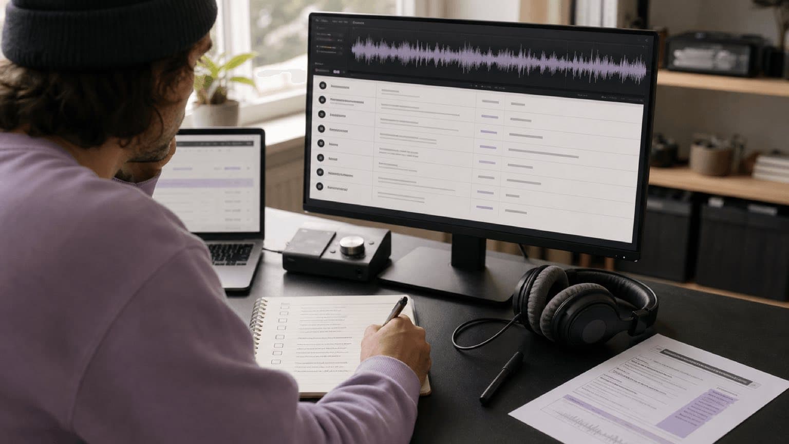 Editor checks composition, recording, and license metadata separately