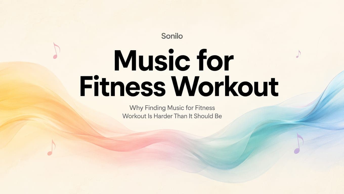 Music for Fitness Workout cover illustration