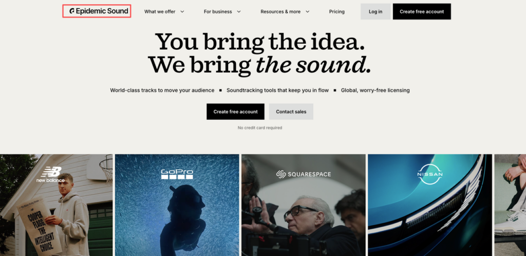 Epidemic Sound offers world-class tracks for creators, serving as a non-AI Suno v5.5 alternative for high-quality audio.