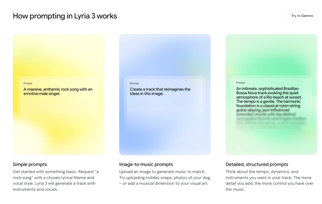 Learn how simple, image-to-music, and detailed lyria 3 pro prompts work to generate high-quality audio tracks effortlessly.