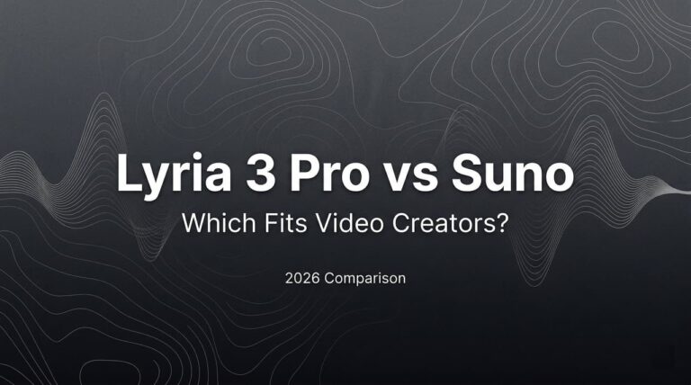 2026 comparison guide for video creators analyzing lyria 3 pro vs suno music generators.