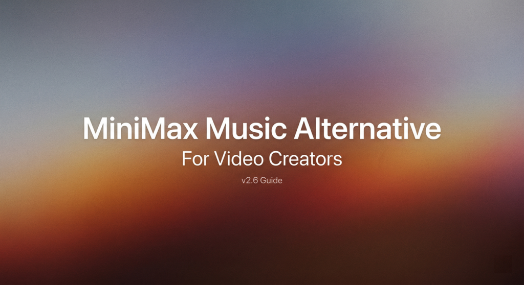 Discover the best minimax music 2.6 alternative for video creators in this guide.