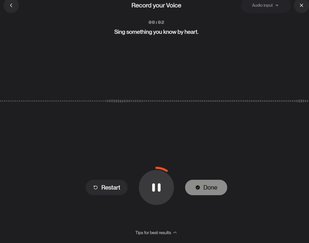 Comparing audio inputs in Suno v5.5 vs Lyria 3 Pro: the record your voice UI interface for creators.