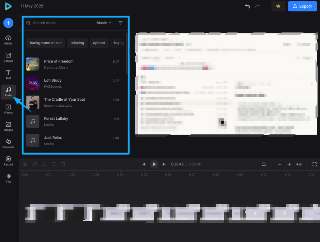 Browse the audio library to learn how to add music to a video on iphone using popular third-party editing tools.