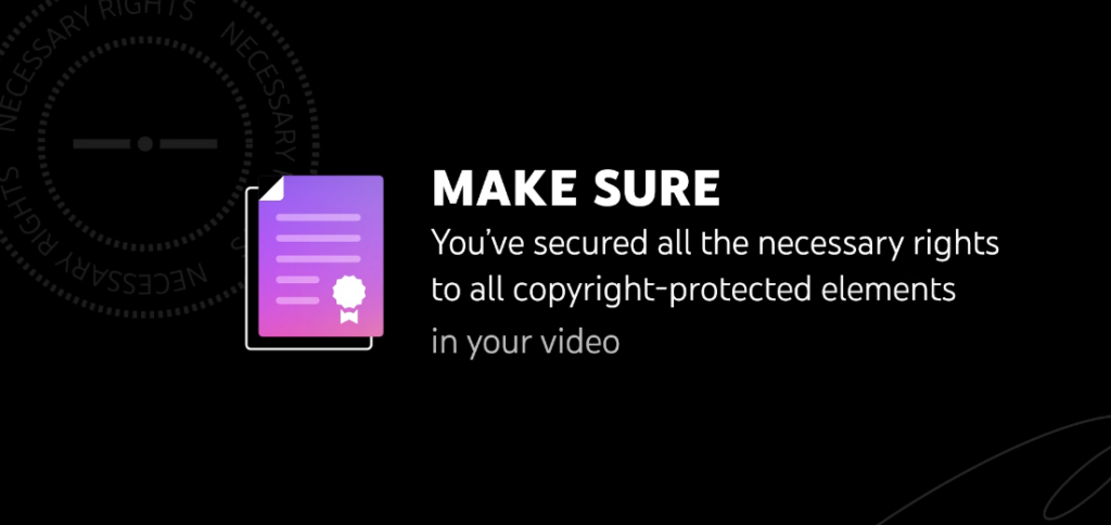 A reminder to secure copyright permissions when choosing the best music for wedding video projects.